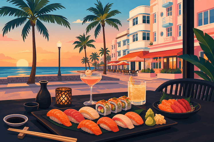 Sushi Near Ocean Drive: Where to Eat in Miami Beach