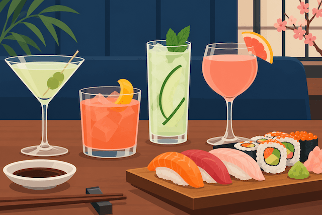 Pre-Dinner Cocktails for Sushi: What to Drink First