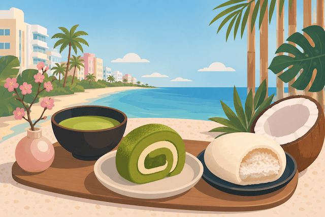 Japanese Desserts Miami Beach: Matcha & Coconut Bun Guide