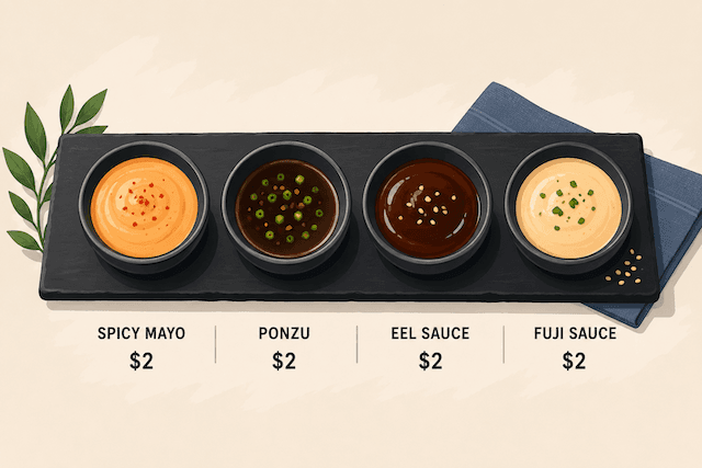 House Sauces at Tokyo Sushi Speakeasy Miami Beach: The Complete Guide