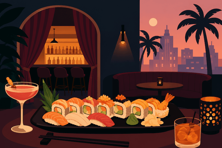 Why a Sushi Speakeasy Is Miami Beach’s Hottest Dining Trend