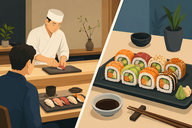 Omakase vs Sushi Rolls: What's the Real Difference?