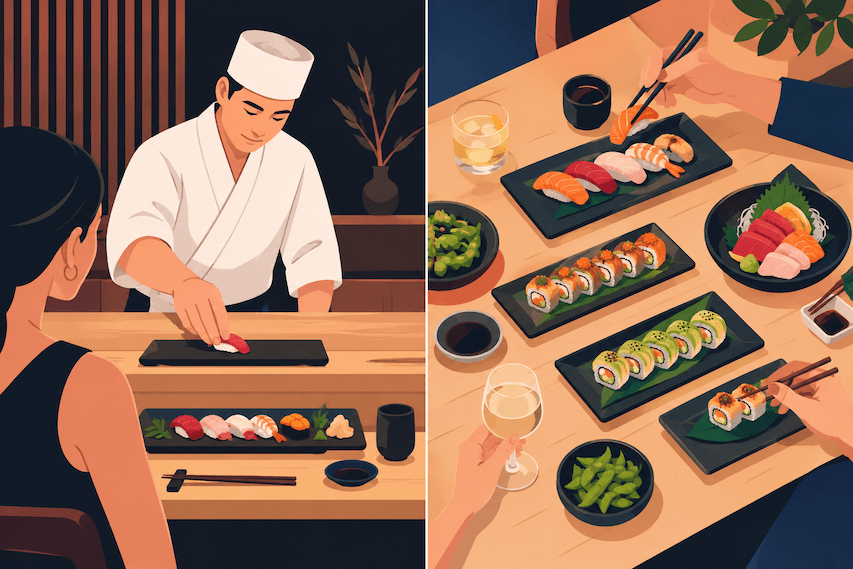 Omakase vs. À La Carte Sushi: Which Fits You Best?