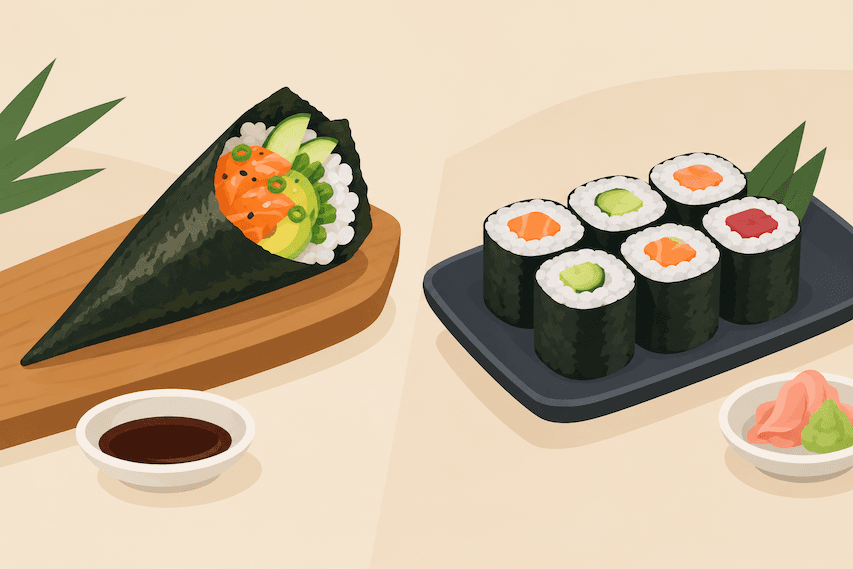 Temaki vs. Maki: Key Differences Between Sushi Rolls